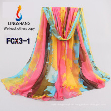 FCX3 Großhandels Chiffon- Schal neue Art hijab Schalart und weiseschals und Schals 180 * 150cm